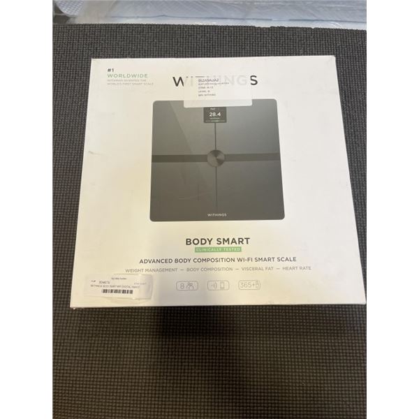 WITHINGS BODY SMART WIFI DIGITAL SMART SCALE - TESTED WORKING, RETAIL $149