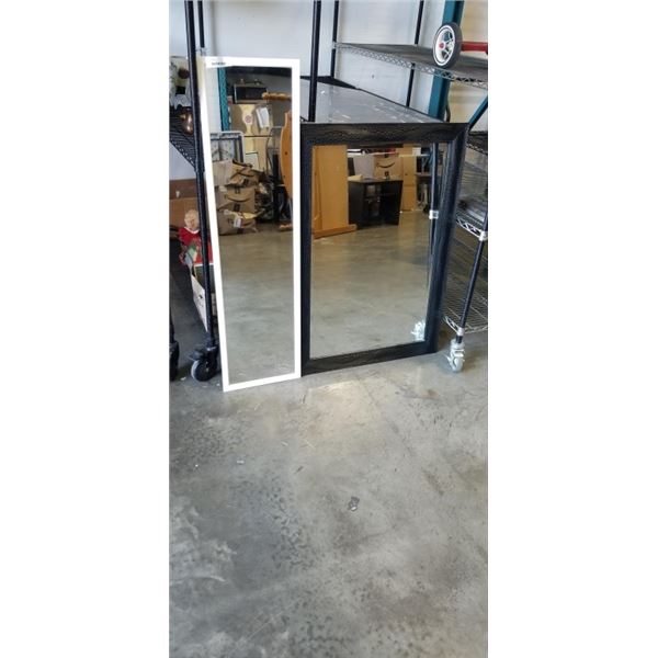 2 WALL MIRRORS
