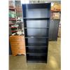 Image 1 : 6FT BLACK BOOKSHELF
