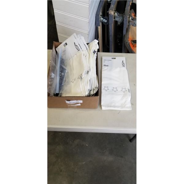 10 NEW IKEA SNOA STJARNA DISH CLOTHS AND OMCAN PROFESSIONAL AND ASSORTED KITCHEN KNIVES AND UTENSILS