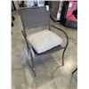 Image 2 : 2 PATIO CHAIRS WITH CUSHIONS