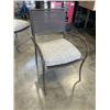 Image 4 : 2 PATIO CHAIRS WITH CUSHIONS