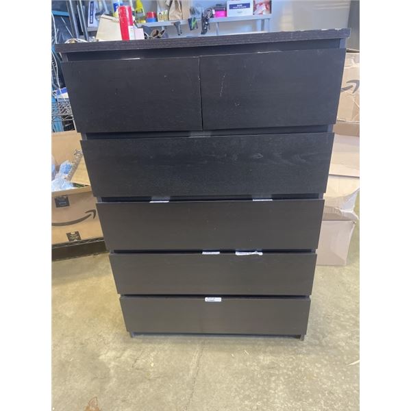 IKEA BLACK MALM HIGHBOY DRESSER