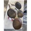 Image 1 : ASSORTED CAST IRON PANS
