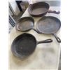 Image 3 : ASSORTED CAST IRON PANS