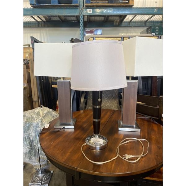 3 MODERN TABLE LAMPS