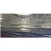 Image 2 : ANTIQUE CURVED LEADED GLASS PANEL 64 INCH LONG 9.5 IN TALL IN MIDDLE