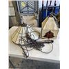 Image 4 : 2 VINTAGE HANGING LIGHT FIXTURES