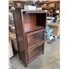 Image 2 : DISPLAY CABINET W/ 3 GLASS TOP LIFT DOORS