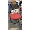 Image 2 : 3PC BISTRIO SET W/ RED CUSHIONS