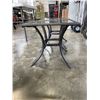 Image 2 : 2 GLASS TOP PATIO SIDE TABLES