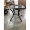 Image 3 : 2 GLASS TOP PATIO SIDE TABLES