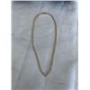 Image 3 : NEW 18K GOLD PLATED 2.5MM PRINCESS CUT SIMULATED DIAMOND (CZ) TENNIS NECKLACE, 18" LONG
