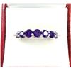 Image 1 : STERLING SILVER NATURAL AMETHYST RING, SIZE 9, W/A $450.00.