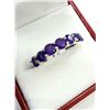 Image 3 : STERLING SILVER NATURAL AMETHYST RING, SIZE 9, W/A $450.00.