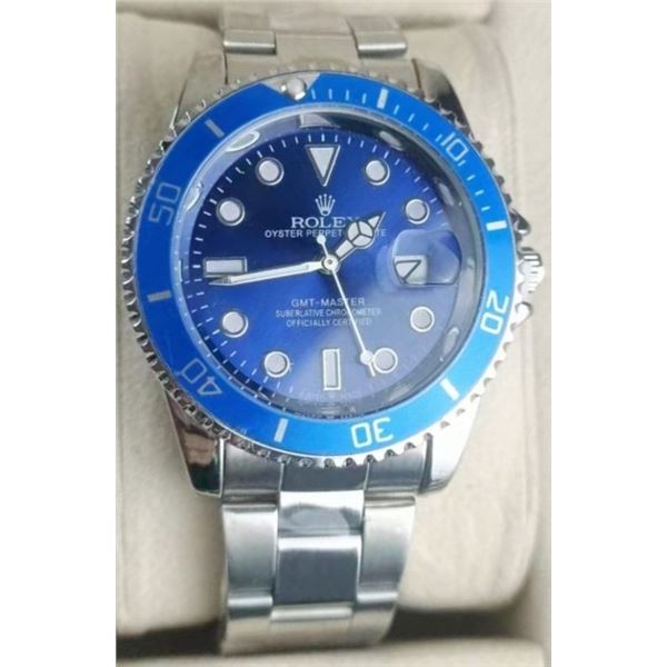 ROLEX SUBMARINER, UNAUTHENTIC - BLUE DIAL, BLUE BEZEL