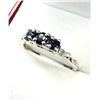 Image 1 : STERLING SILVER NATURAL BLUE SAPPHIRE RING, SIZE 7, RETAIL $350.00. SAPPHIRE IS THE BIRTHSTONE FOR S