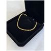 Image 2 : NEW 14K GOLD PLATED 2.0MM TWISTED ROPE NECKLACE, 23" LONG