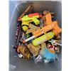 Image 2 : TOTE OF VINTAGE AND NEWER KIDS TOYS