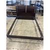 Image 1 : DARK FINISH DOUBLE SIZE BED FRAME