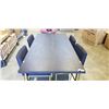 Image 7 : ARTICLE DINING SET WITH GLASS TOP, AND 4 UPHOLSTERED ARTICLE DINING CHAIRS, VERY GOOD CONDITION