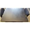 Image 9 : ARTICLE DINING SET WITH GLASS TOP, AND 4 UPHOLSTERED ARTICLE DINING CHAIRS, VERY GOOD CONDITION