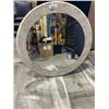 Image 1 : ROUND DECORATIVE WALL MIRROR, 40 INCH DIAMETER