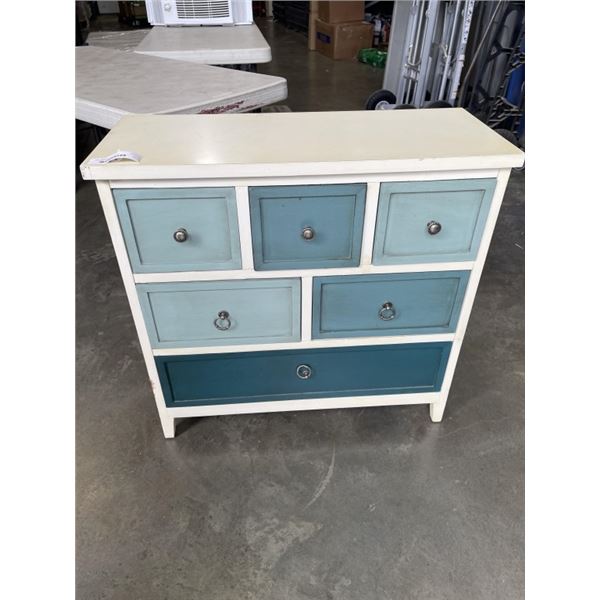 6 DRAWER PAINTED DRESSER