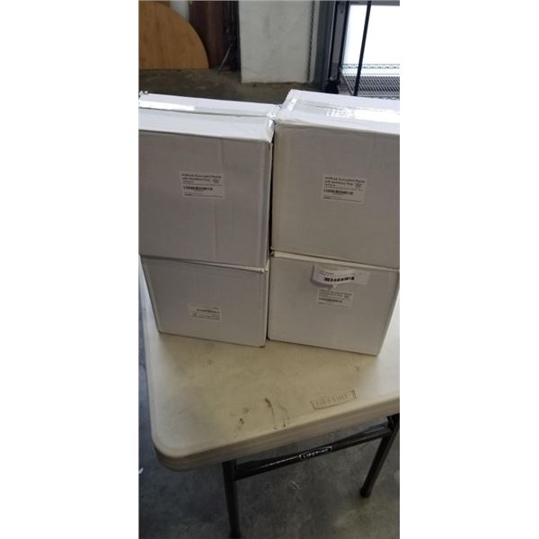 4 NEW ARTIFICIAL PLANTS WITH TRAY