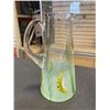 Image 8 : ASIAN VASE, GLASS WATER  TEA POT, CUP AND SAUCER