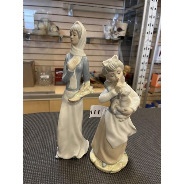 2 TENGRA MADE IN JAPAN FIGURINES