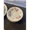 Image 10 : LOT OF MINTON CHINA - BALA PLATTER AND SERVING DISH, VANESSA CUPS, SAUCERS, CREAM, AND SUGAR