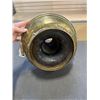 Image 4 : CAST IRON PAN AND ANTIQUE BRASS CAKE POT