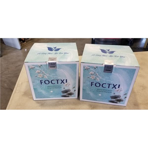 2 NEW FOCTXI WAXING KIT AT HOME COMPLETE WAXING KIT