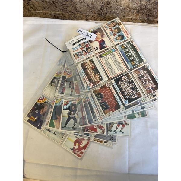 PARTIAL SET OF 1978-79 OH-PEE-CHEE HOCKEY CARDS