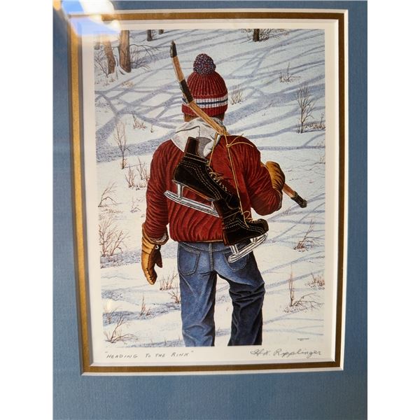 Heading to the Rink by Henry R. Ripplinger