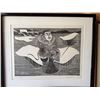 Image 1 : Mary Okheena Linocut “Outside of Naoyat”