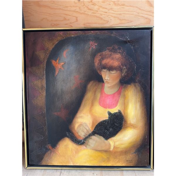 Francine Gravel Oil Painting La Belle et le