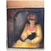 Image 2 : Francine Gravel Oil Painting La Belle et le