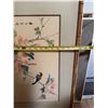 Image 2 : Framed Asian Floral and Bird Print 22x27in