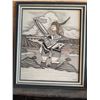 Image 1 : Framed Drawing by Farley Mowat, 1983