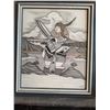 Image 2 : Framed Drawing by Farley Mowat, 1983