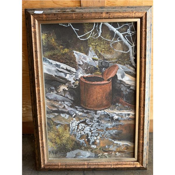Victor Clapp Untitled 'The Old Can' Framed