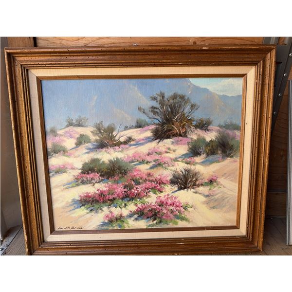 Desert Landscape Oil Painting by Doris Downes