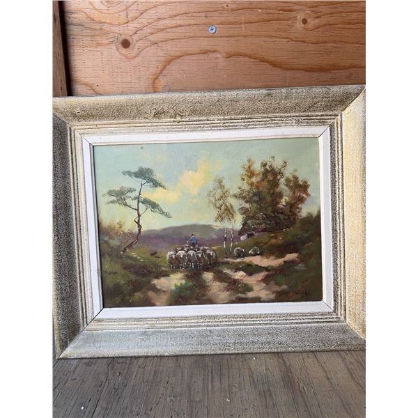 Landscape Painting by V. Dijk