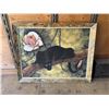 Image 1 : Original Oil Painting by Seay 'The Black Pan­