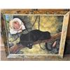 Image 3 : Original Oil Painting by Seay 'The Black Pan­