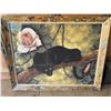 Image 4 : Original Oil Painting by Seay 'The Black Pan­