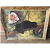 Image 5 : Original Oil Painting by Seay 'The Black Pan­