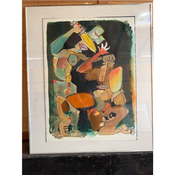 Original Signed Abstract Painting 2022